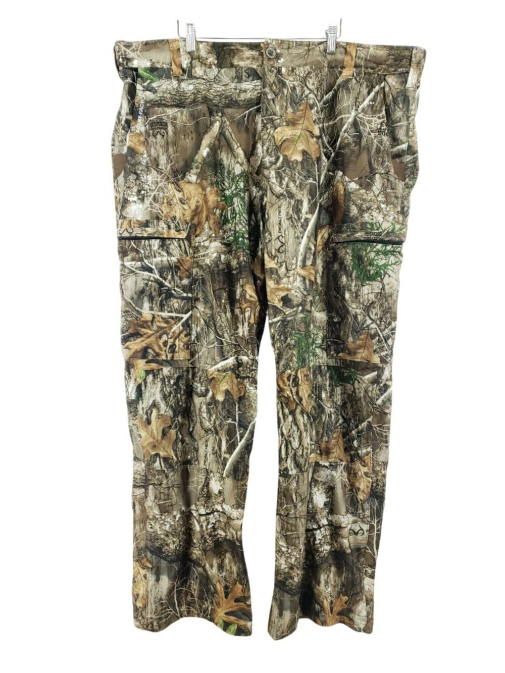 Realtree Edge Hunting Pants Tricot Water Wind Proof Mens 2XL Camouflage